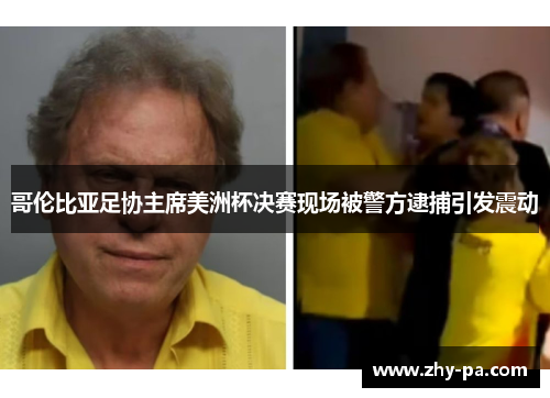 哥伦比亚足协主席美洲杯决赛现场被警方逮捕引发震动
